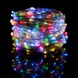 Instalatie lumina decorativa cu 300 LED-uri, 30m, pentru interior/exterior, iluminare multicolor Household NewTrend