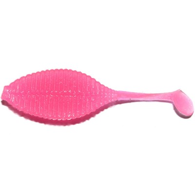 Grub Hide Up Stagger Wide 1.5&amp;quot; Salt, S-08 Glow Pink, 3.8cm, 8buc/pac foto