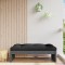 Gossi taburet de gradina, 120x80 cm, gri, lemn masiv de pin