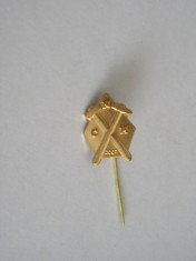 QW9 I 97 - Insigna - tematica industrie - inscriptia CNH 2002