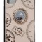 Husa cu pietricele + inel rotativ &#039; Clock &#039; Samsung S20 Plus , S20+ , Roz