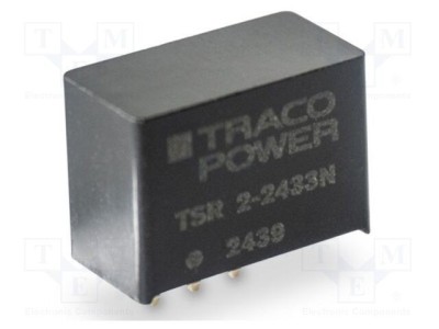 Convertor DC/DC TRACO POWER TSR2 4,6-28V intrare 1,2V 2A iesire SIP3 foto