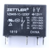 12VDC 10A-277VAC RELEU, 1 CONTACT AZ9405-1C-12DEF ZETTLER