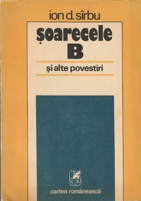 ION D. SARBU - SOARECELE B SI ALTE POVESTIRI foto