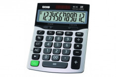 Calculator office EXXO 12 digit, cu baterie si solar foto