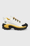 Caterpillar sneakers din piele INTRUDER culoarea alb