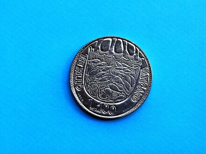 100 Lire 1975 Vatican-UNC-RAR