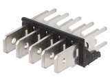 Conector Spadă 6,3mm 0,8mm THT Alamă Cositorit 500V