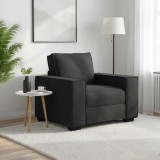 vidaXL Canapea scaun negru 100x78x84 cm catifea 4105005