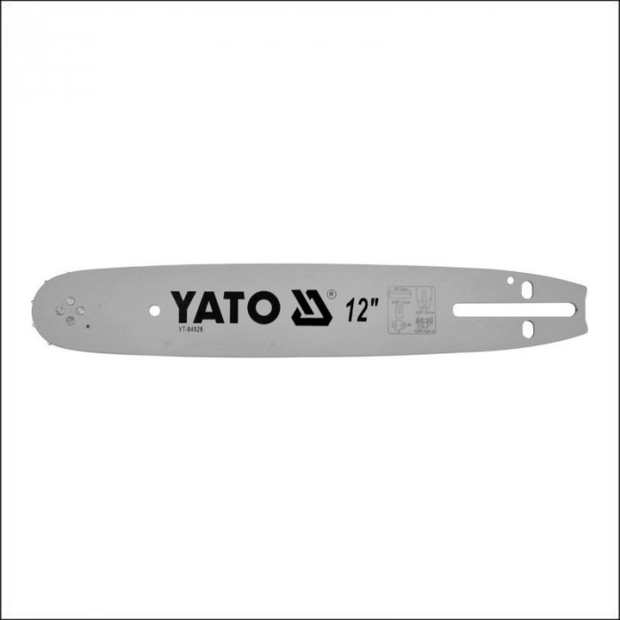 YT-84928 YATO Lama lungime 300 mm, pentru drujba cu lant cu pasul de 0.325&amp;quot;, grosime 1.5 mm, 50 dinti