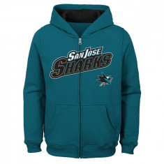 San Jose Sharks hanorac cu glugă pentru copii Stated Full Zip Hoodie - Dětské L (13 - 14 let)