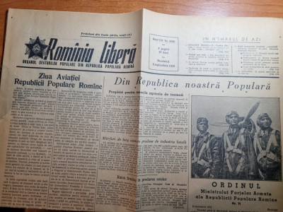 romania libera 5 septembrie 1954-art. orasul dej si bistrita foto