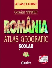 Romania. Atlas geografic scolar foto