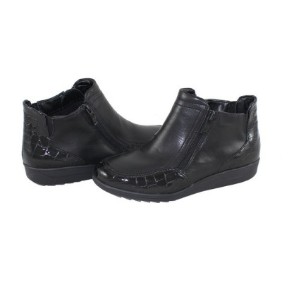 Ghete dama piele naturala - Ara shoes negru - Marimea 37 foto