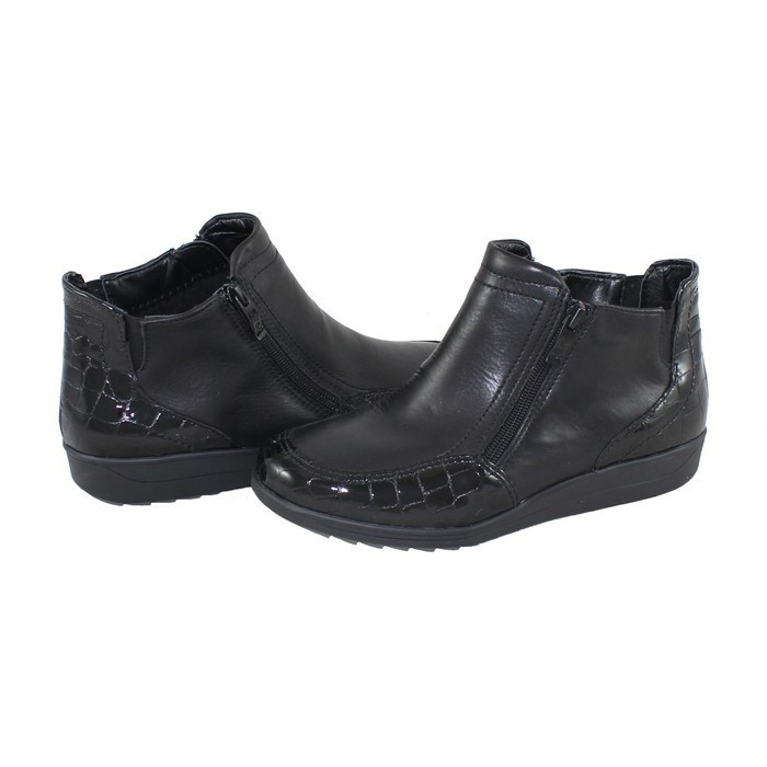 Ghete dama piele naturala - Ara shoes negru - Marimea 36