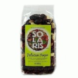 Amestec Fructe Deliciu Rosu Solaris 250g: Alune Padure, Caju, Migdale, Seminte Pin, Merisor, Agrise, Stafide Jumbo