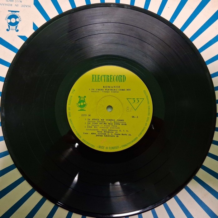 Disc Vinil - Romanțe (10")-Electrecord-EPD 96