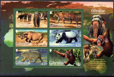 GIBRALTAR 2011, Fauna, serie neuzata, MNH foto