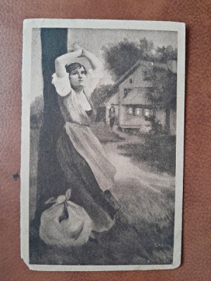 Carte postala, tarancuta, inceput de secol XX foto