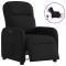 Gossi fotoliu rabatabil electric, negru, material textil