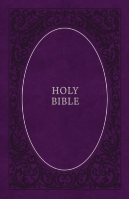 KJV, Holy Bible, Soft Touch Edition, Imitation Leather, Purple, Comfort Print foto