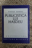 VASILE SANDU - PUBLICISTICA LUI HASDEU