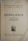 Oenologia &ndash; I. H. Coltescu (lipsa coperta)