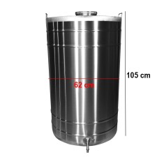 Butoi Bidon Canistra INOX Alimentar Lapte Suc Vin Tuica Miere Lapte 180 l foto
