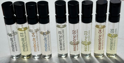 PARFUM DE NISA - Discovery Set - 9 x 2ml - ESCENTRIC MOLECULES ! foto