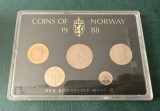 Set de monetarie Norvegia 1988