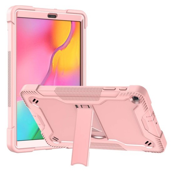 Husa pentru Samsung Galaxy Tab A 10.1 2019 T510/T515 + Folie - Techsuit Rugged TabShell - Rose Gold