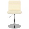 Gossi scaun de bucatarie pivotant, crem, material textil