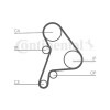 Kit distributie Contitech CT1012K2, CONTINENTAL CTAM