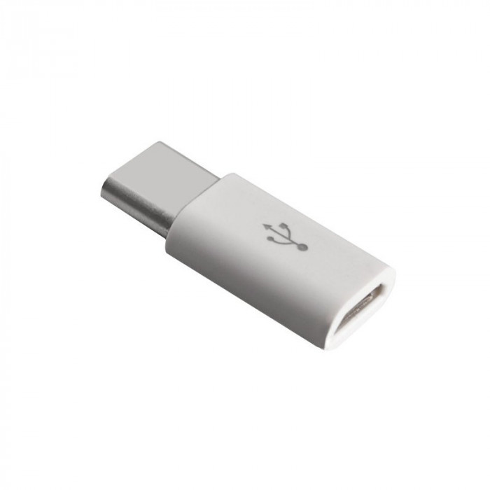 Adaptor USB Type-C - MicroUSB Allview P8 Energy PRO alb