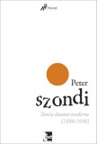 Teoria dramei moderne (1880 - 1950) - Paperback - Peter Szondi - Tact