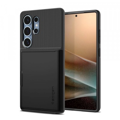 Husa pentru Samsung Galaxy S25 Ultra S938, Spigen, Slim Armor CS, Neagra ACS08967 foto