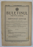 BULETINUL DIRECTIUNEI GENERALE A SERVICIULUI SANITAR , APARE DE DOUA ORI PE LUNA , NR. 19 , OCTOMBRIE , 1911