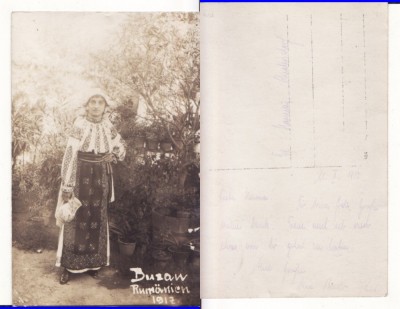 Buzau -Tipuri-port popular- militara WWI, WK1 foto