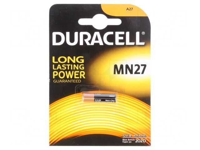 Baterie alcalină 12V 27A nere&icirc;ncărcabilă