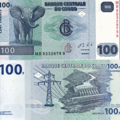 CONGO 100 francs 2013 UNC!!!