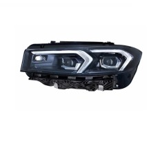 Far Bmw Seria 3 (G20/G21), 07.2022-, montare fata, stanga, Tip=MATRIX; LED; electric; rama neagra; fara modul LED; cu motor; LED; fara marcaj &amp;quot;B