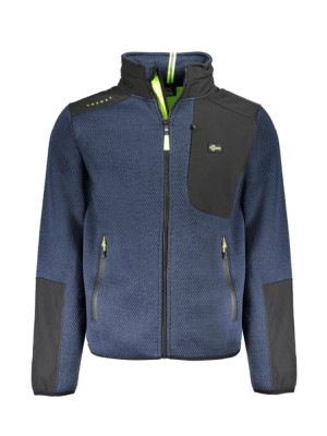 Jachetă sport bărbați cu guler &amp;icirc;nalt și logo, Bleumarin &amp;icirc;nchis, XL foto
