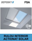 Rulou interior opac solar ferestre terasa DEPOSKY FSA