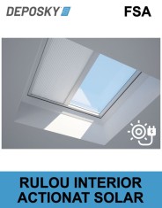 Rulou interior opac solar ferestre terasa DEPOSKY FSA