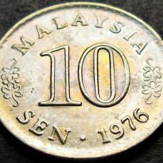 Moneda 10 SEN - MALAEZIA, anul 1976 * cod 1988