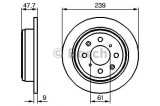 Disc frana HONDA CIVIC VI Hatchback (EJ, EK) (1995 - 2001) BOSCH 0 986 479 101