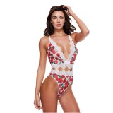 Body Floral&amp;Lace cu Decupaje M/L, Baci Lingerie