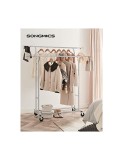 Cumpara ieftin Suport pentru umerase, Songmics, Argintiu, HSR12S, 129-169 cm