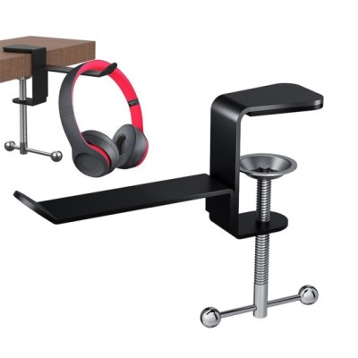 Suport Birou Multifunctional, Organizator Genti si Casti - Techsuit (DH1) - Black foto