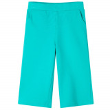 Pantaloni pentru copii cu picioare largi, verde menta, 116 GartenMobel Dekor, vidaXL